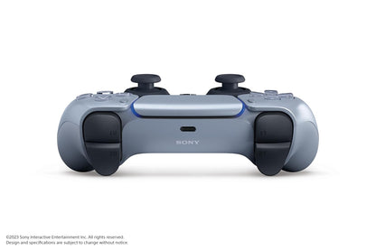 PlayStation DualSense Wireless Controller - Sterling Silver (Renewed)