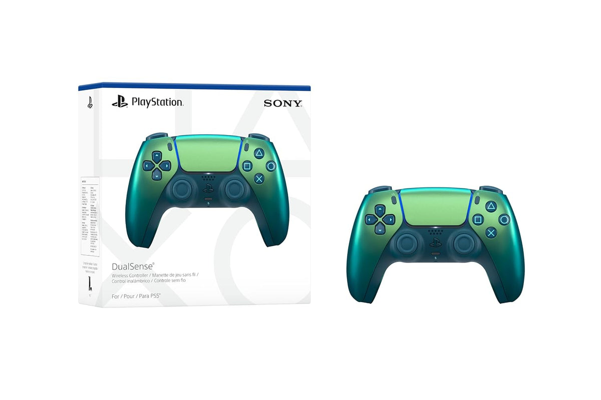 PlayStation DualSense™ Wireless Controller – Chroma Teal - For PS5, PC, MAC & Mobile (Renewed)