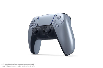 PlayStation DualSense Wireless Controller - Sterling Silver (Renewed)