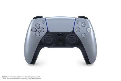PlayStation DualSense Wireless Controller - Sterling Silver (Renewed)